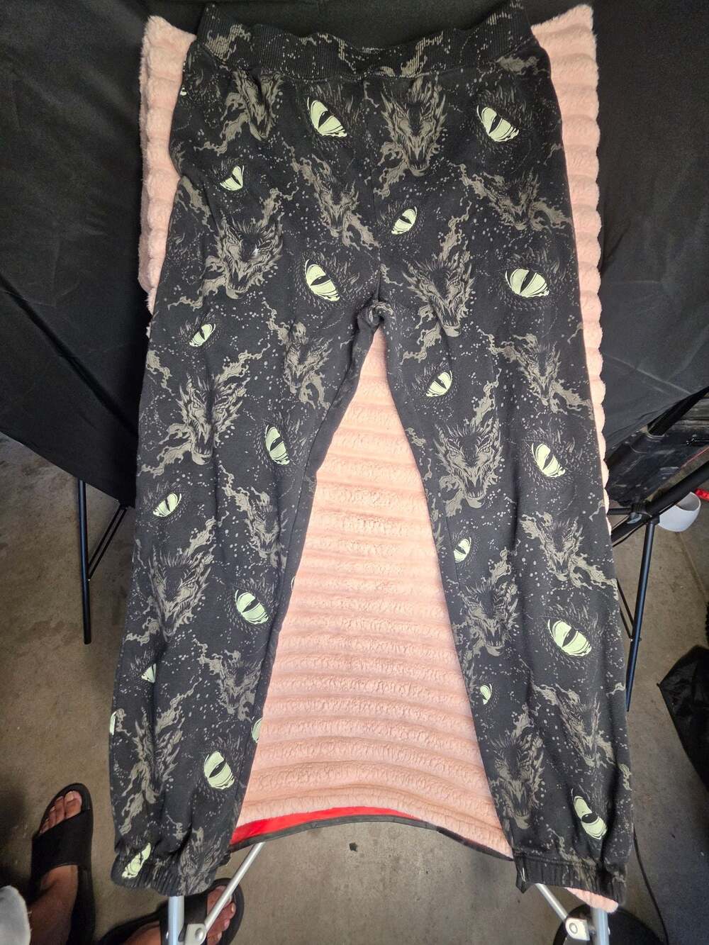 Disney Villains x Heidi Klum Maleficent Eyes Graphic Print Sweatpants